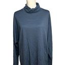 Lululemon  Womens M Moraine Turtleneck The Lab Long Sleeve Top Oil Slick Blue Photo 0