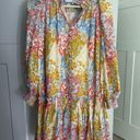 Hunter Bell NWOT  Blakely Dress Silk Belted Long Sleeve Floral Patchwork Photo 2