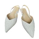 Betsey Johnson  Vance Flat in White 7.5 NEW Photo 2