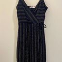 Mi Ami Dazzler Metallic Mini Wrap Dress -‎ S Photo 0