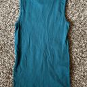 Zyia Active Teal Ribbed Active Tank XS Photo 3