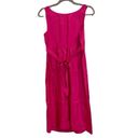 Motherhood  Maturity Hot Pink Sleeveless Midi Dress Size Small - HOST PICK Photo 5