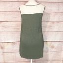 Liz Lange  Olive Green Crochet Neck Tunic Tank Size XL Photo 3