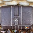 Tommy Hilfiger  Brown Coin Purse/Key Chain/Wallet. EUC! Photo 0