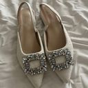 Closed Toe White Flats Size 8 Photo 0