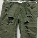 Bermuda Sws X London Shorts Women Size 1 27  Low Rise Green Denim Jean BKJ-C Photo 3