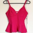 Susana Monaco NWT REVOLVE  Hot Pink Tank - Size Small Photo 0