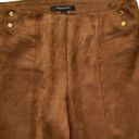 Andrew Marc  Brown Faux Suede Pull On Pant Size 12 Photo 1