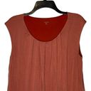 Garnet Hill  Pleated Knit Sleeveless Midi Dress Women Medium Stretch Tulip Wrap Photo 1