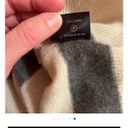 360 Cashmere Gray & White Striped Sweater Photo 4