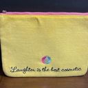 Benefit Embroidered Bathing suit bag for travel Yellow Photo 1