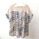 lungo l'arno LUNGO L’ ARNO 100% linen size 1X lagenlook snake print top. Photo 0