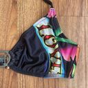 Ed Hardy Vintage Y2K Rare Black Gold Skulls String Triangle Edgy Bikini Set NEW Photo 3