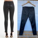 AG Adriano Goldschmied A.G. Adriano Goldshmied Farrah Black skinny Ankle Side Lace leather Jeans 28 R Photo 2