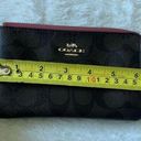 Coach  Double Corner Monogram Zip Wallet Wristlet Photo 9