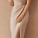 BHLDN  Anthropologie Freya Satin Charmeuse Dress In Champagne Photo 0