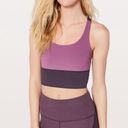 Lululemon  Longline Energy Bra Purple Fuchsia Size 4 Photo 6