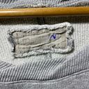 ALL SAINTS 100% Cotton Gray Distressed Sweatshirt‎ W/ Pocket ( 10 ) Photo 2