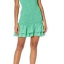 Likely Green White Ruffle Nina Dress 8 Photo 0