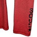 SoulCycle  Women’s Size S Red Black Marled Leggings Photo 3