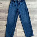 Madewell  Baggy Straight Jeans Dark Worn Indigo Hemp Cotton 28 Waist EUC $98 Photo 3