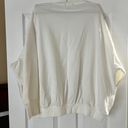 American Eagle White Cropped  Sweatshirt Photo 1