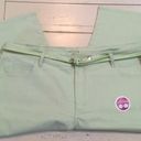 Riders By Lee Women’s 24W Stretch Classic Fit Capris Spring Mint Photo 1