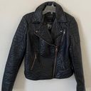 Marc Jacobs  New York Vegan Faux Leather Moto Jacket Black Size Small Photo 0