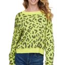 DKNY  Jeans Womens Animal Print LongSleeve Pullover Sweater Sz Large Photo 0