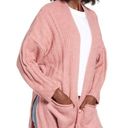 Topshop  long rose pink cardigan sweater Medium Photo 0