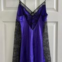 Victoria's Secret Y2K Victoria’s Secret Purple Black Slip Dress Spaghetti Strap Negligée…‎ Photo 1