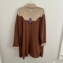 Vintage Beaded Cowboy Boot Cardigan Brown Size XL Photo 4