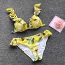 SheIn Floral push up bra yellow bikini set Photo 0