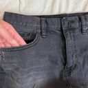 Uniqlo NWOT  Dark Gray High Rise Denim Jean Shorts Size 27 Small Photo 5