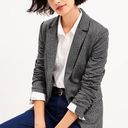 Loft Houndstooth Long Modern Blazer Photo 0