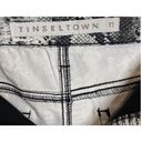 Tinseltown  Mini Snakeskin Skirt White Black Grey Pockets Size 11 NWOT Photo 5