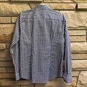 Tuckernuck  THE SHIRT BY ROCHELLE BEHRENS Navy Gingham Long Sleeve Icon Shirt L Photo 5