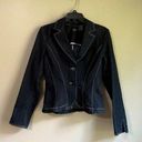 Nicole Miller  size 4 denim jacket Photo 0