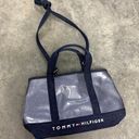 Tommy Hilfiger  Navy Denim Shoulder Tote Bag Photo 0