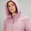 Lululemon Scuba Oversized Half-Zip Hoodie Heathered Pink Taupe XS/S Photo 4