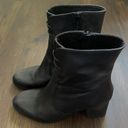 Sesto Meucci Vintage Italian Black Leather Made in Italy Lace Up Ankle Boots Booties 10 Photo 3