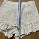 Cinq à Sept 

Neema Rhinestone Seersucker Shorts Size 6 Ruffle Hem Photo 4