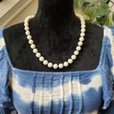 True Craft  Women Blue & White Cotton Square Neck Long Sleeve Top Blouse Size XS Photo 9