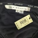 Max Studio NWT  Velvet Hoodie Black Full Zip Cotton Blend Size S Photo 5