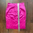 Trina Turk  hot pink silk pencil skirt Photo 6