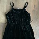 Popsugar Woman’s Velour Black Jumpsuit Size Medium Photo 4