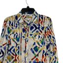 Krass&co Tin Haul . Women's Shirt Western Aztec Pearl Snap Button Up Multicolor Large Photo 1