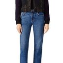 Martin Grant Paris Brocade Bomber Jacket in Blue 4 36 Womens Jacquard Coat Size undefined Photo 3