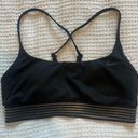 Nike  Women Cross-Back Swim Top Size XS black on black bikini top Photo 1