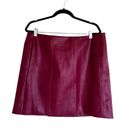 Bagatelle NWOT  Faux Vegan Leather Mini Skirt XL Photo 6